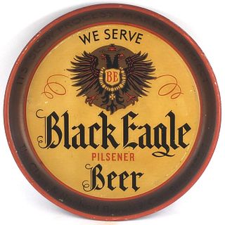 1933 Black Eagle Beer 13 inch Serving Tray, Philadelphia, Pennsylvania
