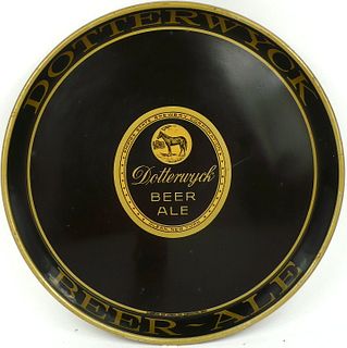 1938 Dotterwyck Beer - Ale 12 inch Serving Tray, Olean, New York