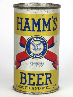 1945 Hamm's Beer (full metallic victory can) 12oz Flat Top Can OI-380, Saint Paul, Minnesota
