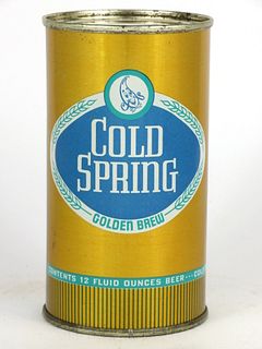 1956 Cold Spring Beer (non-metallic) 12oz Flat Top Can 50-06.2, Cold Spring, Minnesota