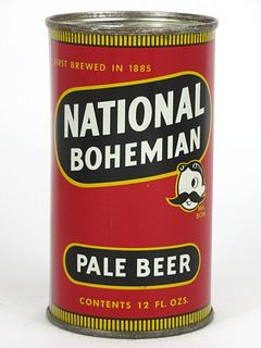 1955 National Bohemian Pale Beer 12oz Flat Top Can 102-06, Baltimore, Maryland