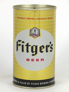 1958 Fitger's Beer 12oz Flat Top Can 62-39, Duluth, Minnesota