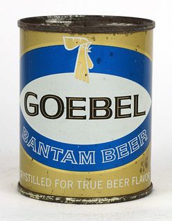 1958 Goebel Bantam Beer 8oz Can 241-24, Detroit, Michigan