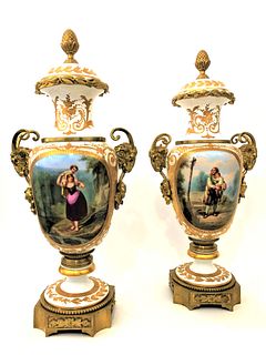 Pair of French Sevres of the 19th Century