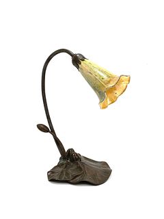 Bronze Art Deco Table Lamp