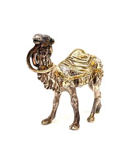 Sterling Silver Camel with Gold Wash
