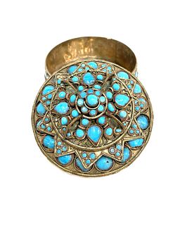 Turquoise and Bronze Box
