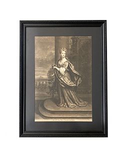 18th Century Print "The Rt Honble the Countess of