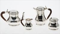 5081379: Puiforcat 4 Piece Sterling Silver Tea and Coffee Service EL1QQ