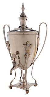 Silver-Plate Hot Water Urn
