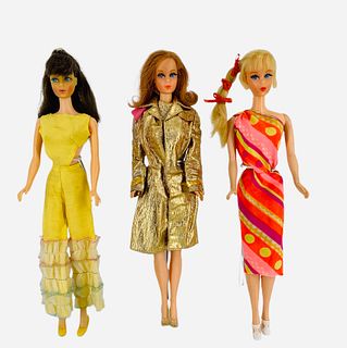 (3) Mod Barbies. Talking Barbie does not work & re-touched as shown.