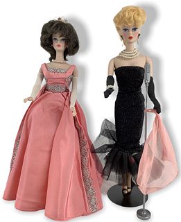(2) Porcelain Barbies including Solo in The Spotlight & Sophisticated Lady.