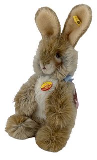 13" Steiff Ossi Rabbit 1978-1982. Ear tagged.