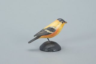 Miniature Goldfinch, A. Elmer Crowell (1862-1952)