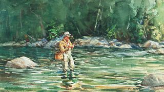 Milton C. Weiler (1910-1974), Fly Fisherman
