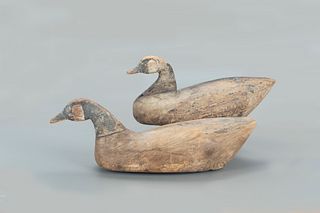 Pair of Early Canada Goose Decoys