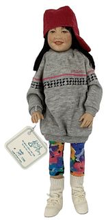 Limited Edition 10" vinyl Helen Kish doll Children of Yesteryear "Andie"in box w/COA, 149/1500.