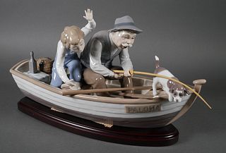 Lladro Fishing with Gramps Figurine 5215