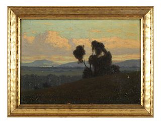 JOHN MATHER, Oil on canvas, Brisbane Ranges
