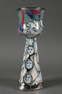 MARY LOU HIGGINS, Figural Vase, 1988