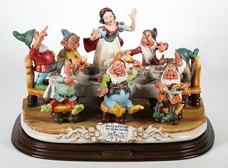 Capodimonte Snow White and The Seven Dwarfs