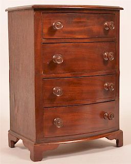 Federal Style Miniature Chest of Drawers.