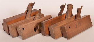 6 Miscellaneous 19th C. Wooden Block Planes