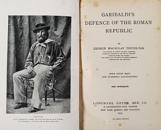 Book: ROMAN REPUBLIC, Garibaldi, 1910, Marconi