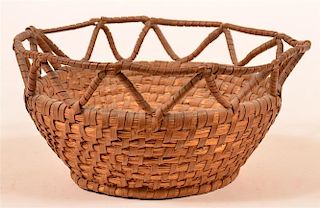 Pennsylvania Rye Straw Coil Basket.
