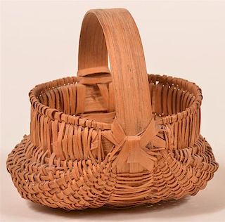 Finely Woven Miniature Berry Basket.