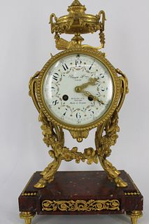 Very Fine Boyer Freres, Paris Bronze Clock