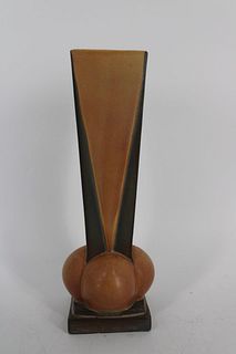 Art Deco Roseville Style Vase .