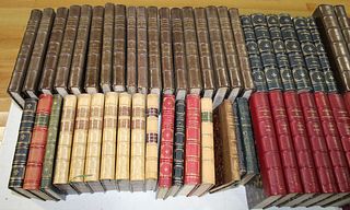 Group of Antique Leather Bound (French) Books