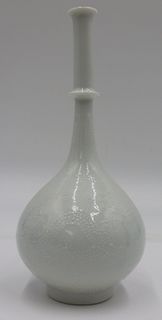 Chinese Qing? Dynasty Incised Bottle Neck Vase.