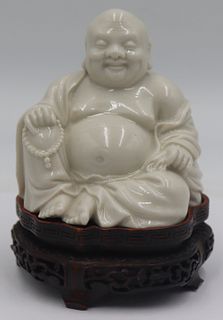 Chinese Dehua or Blanc de Chine Seated Buddha.
