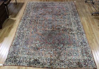 Large Antique And Finely Hand Woven Sarouk