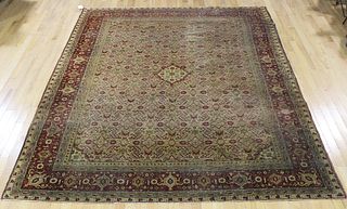 Antique And Finely Hand Woven Kerman ? Carpet.