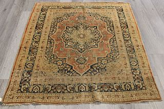 Antique And Finely Hand Woven Tabriz Carpet