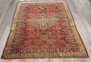 Antique And Finely Hand Woven Lavar Kerman