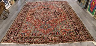 Antique And Finely Hand Woven Heriz Carpet