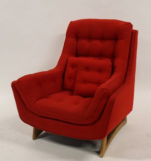 Midcentury Danish Modern Upholstered Lounge