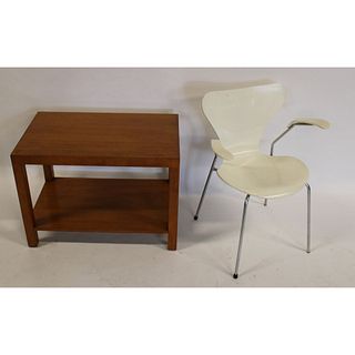 Midcentury Widdicomb Side Table Together With A