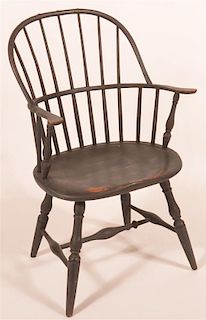 18th C. Phila. Sack Back Windsor Chair