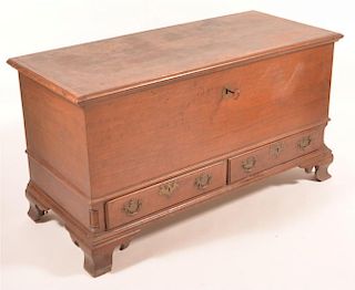 18th C. PA Chippendale Walut Dower Chest