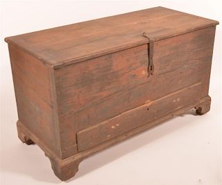 Early 19th C. One Drawer Blanket Chest