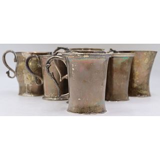 SILVER. Grouping of Spanish Colonial Style Silver
