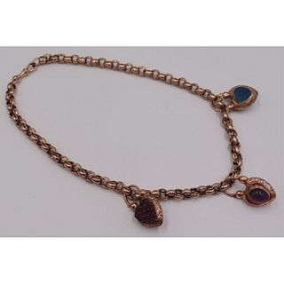 JEWELRY. Victorian 9ct and 14kt Gold Necklace.