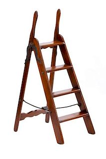 English Folding Simplex Ladder, 19th C