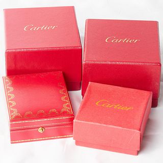 LOT OF 4 CARTIER BOXES