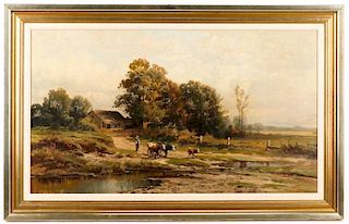 Carl Philip Weber, Signed Oil on Canvas